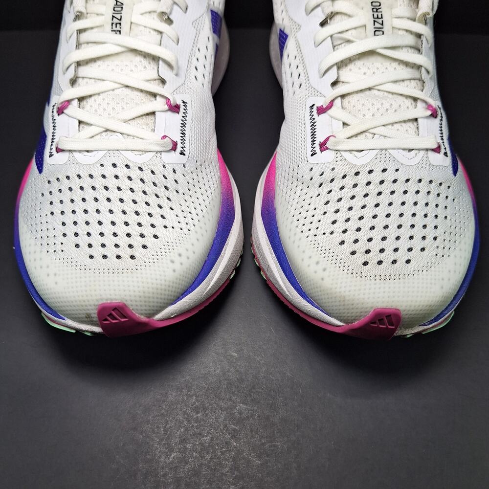 Adidas Adizero SL White Lucid Blue Fuchsia Running Shoes GV9095 Men's Size 7 - Picture 7 of 16
